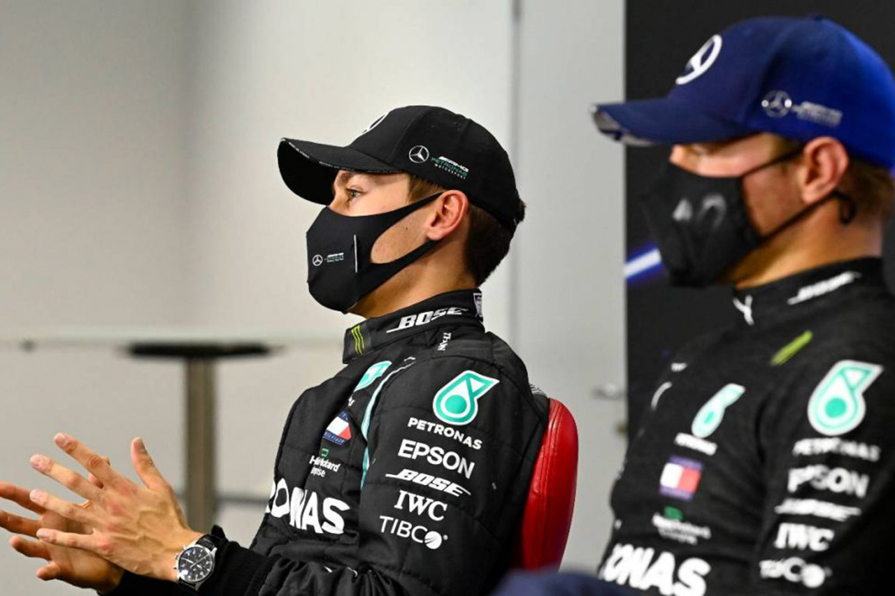 メルセデスF1、残り2戦でのボッタス/ラッセルのスワップ案を拒否