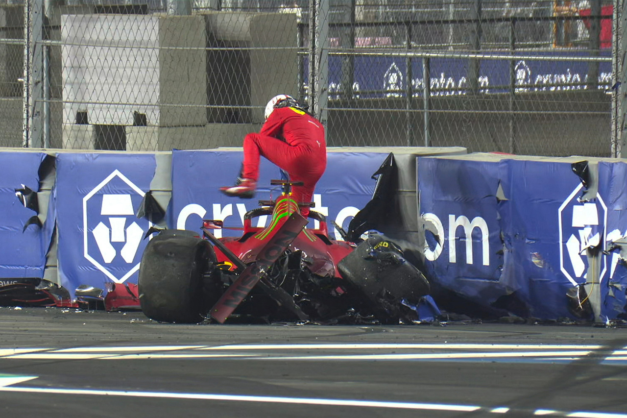 【動画】 シャルル・ルクレールが高速のターン22で大クラッシュ