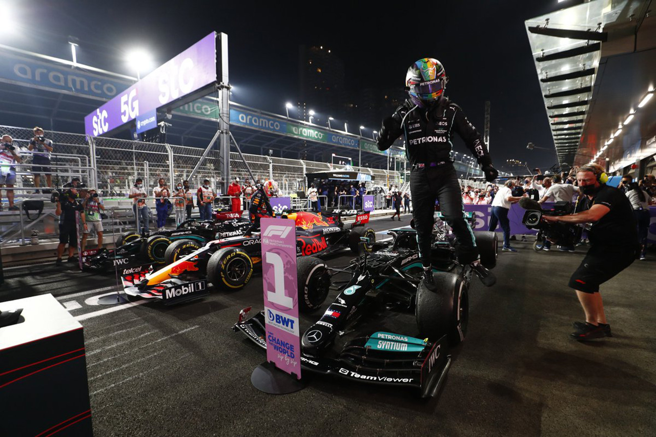 2021年 F1ポイントランキング （第21戦 F1サウジアラビアGP 終了時点）