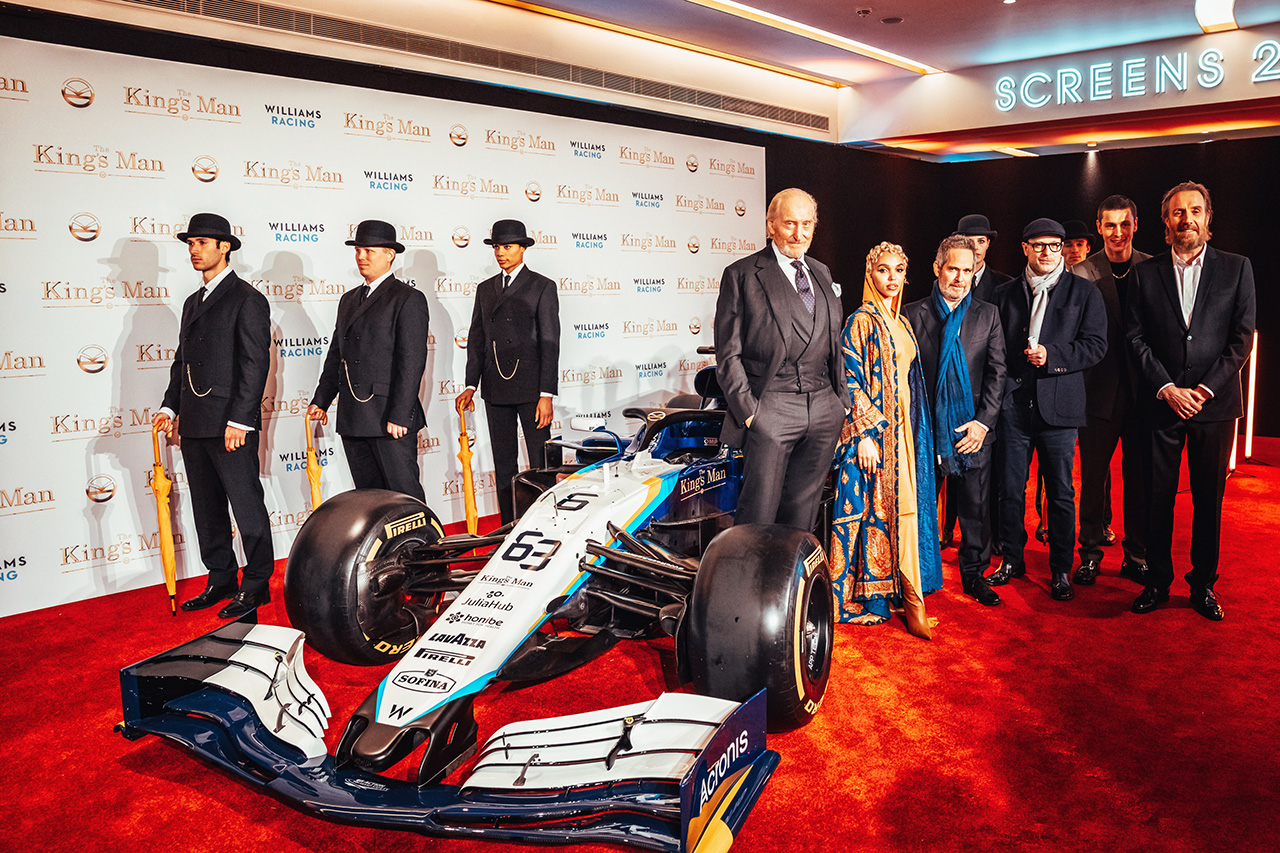 ウィリアムズF1、映画『キングスマン』とコラボレーション