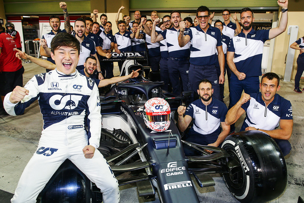 F1 Topic:角田裕毅、初めてピエール・ガスリーをアウトクオリファイ