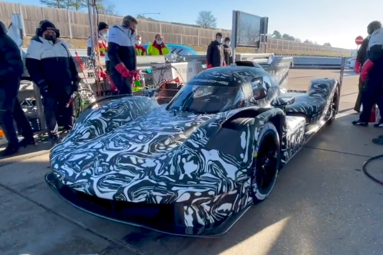 ポルシェ、2023年の参戦にむけてLMDh車両の走行テストを開始