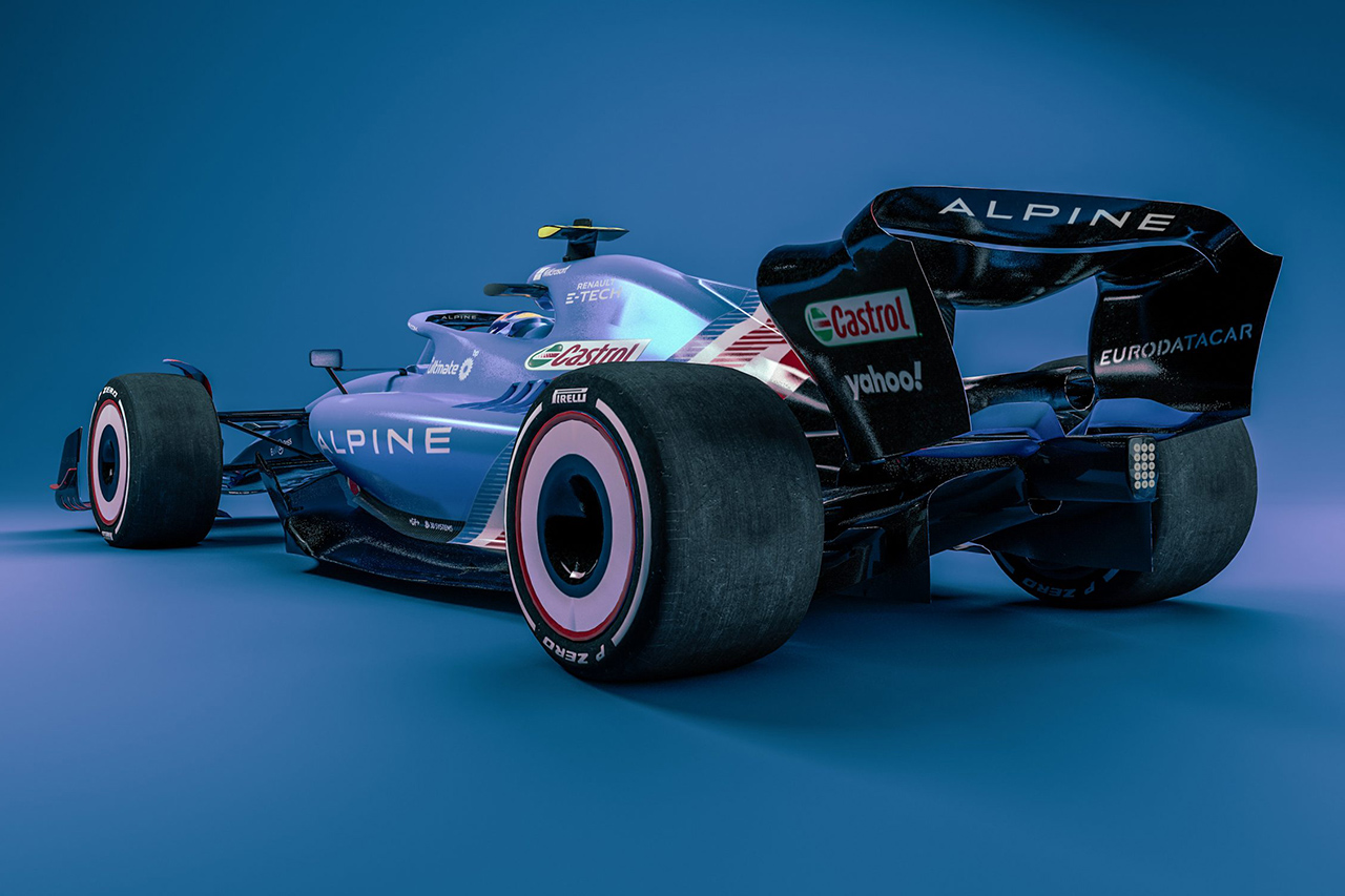 アルピーヌF1、2022年F1マシン『A522』のエンジンを初始動