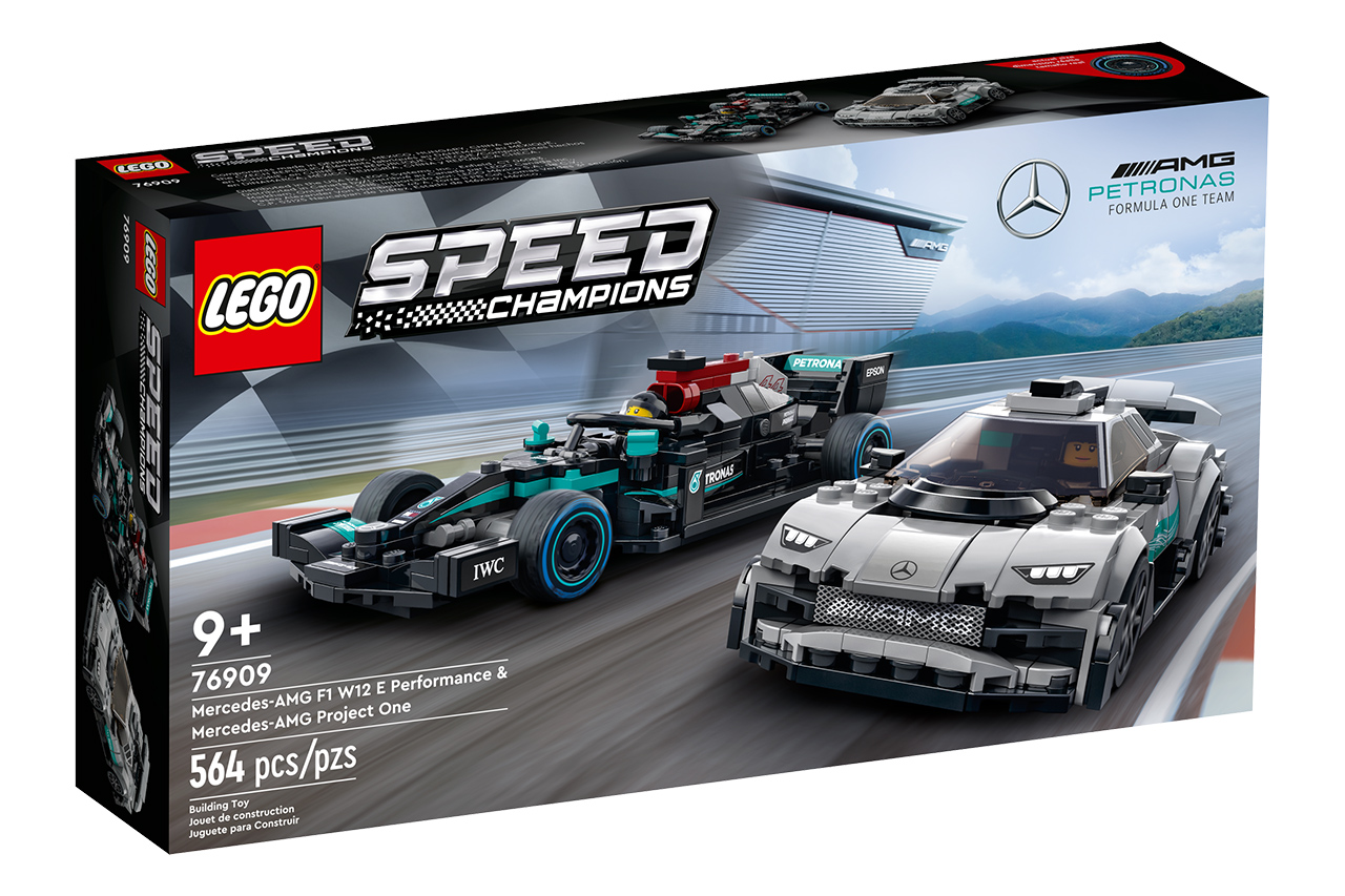 ルイス・ハミルトンのメルセデスF1 W12&Project Oneがレゴで登場