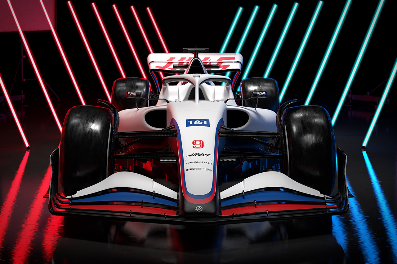 【速報】 ハースF1、2022年F1マシン『VF-22』のカラーリングを披露