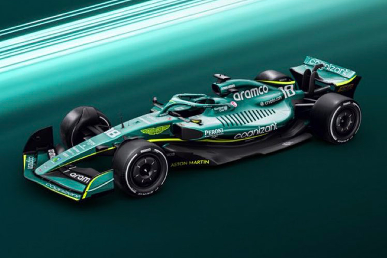 【速報】 アストンマーティンF1、2022年F1マシン『AMR22』を披露