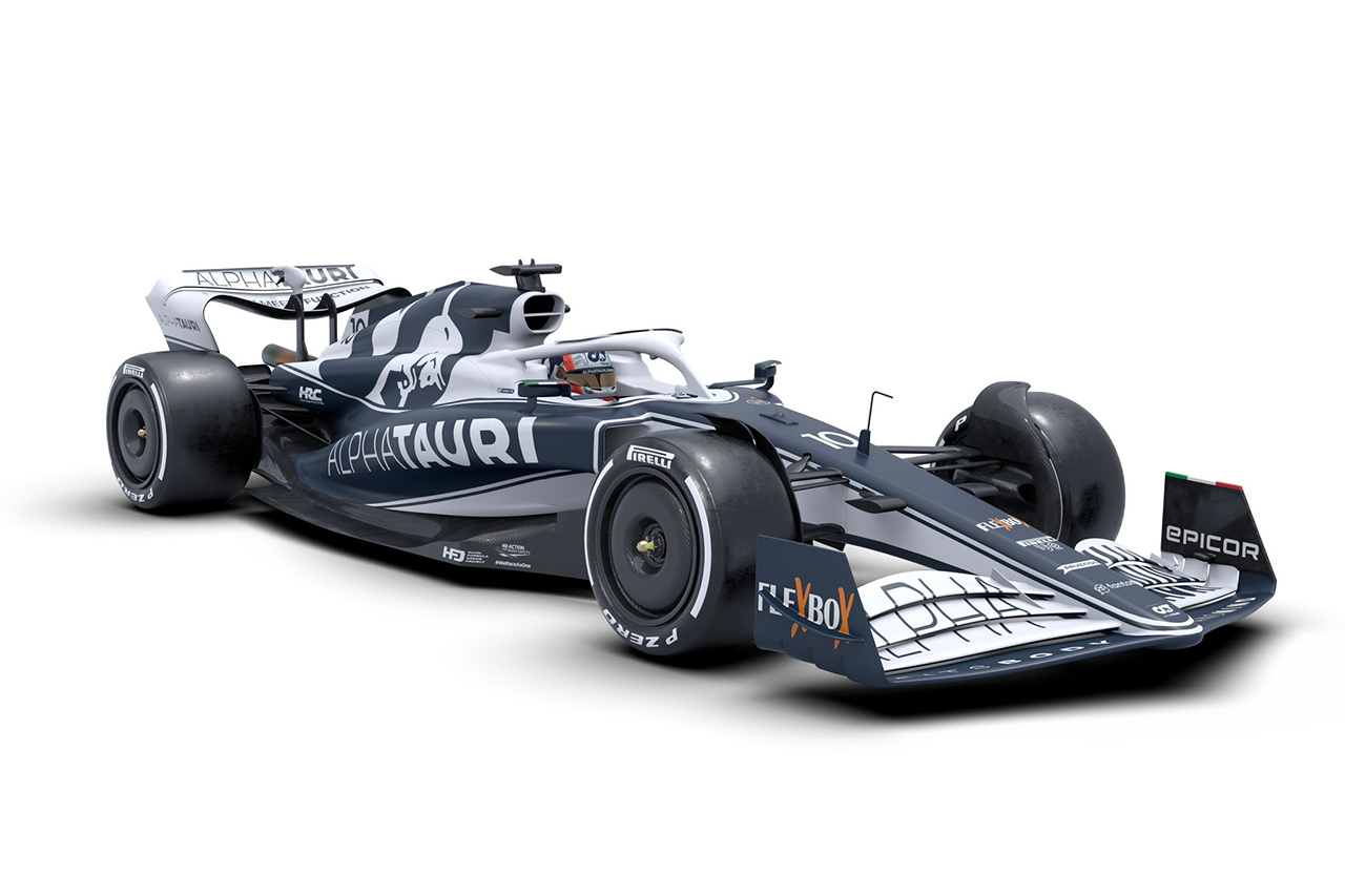 アルファタウリF1、2022年F1マシン『AT03』をお披露目