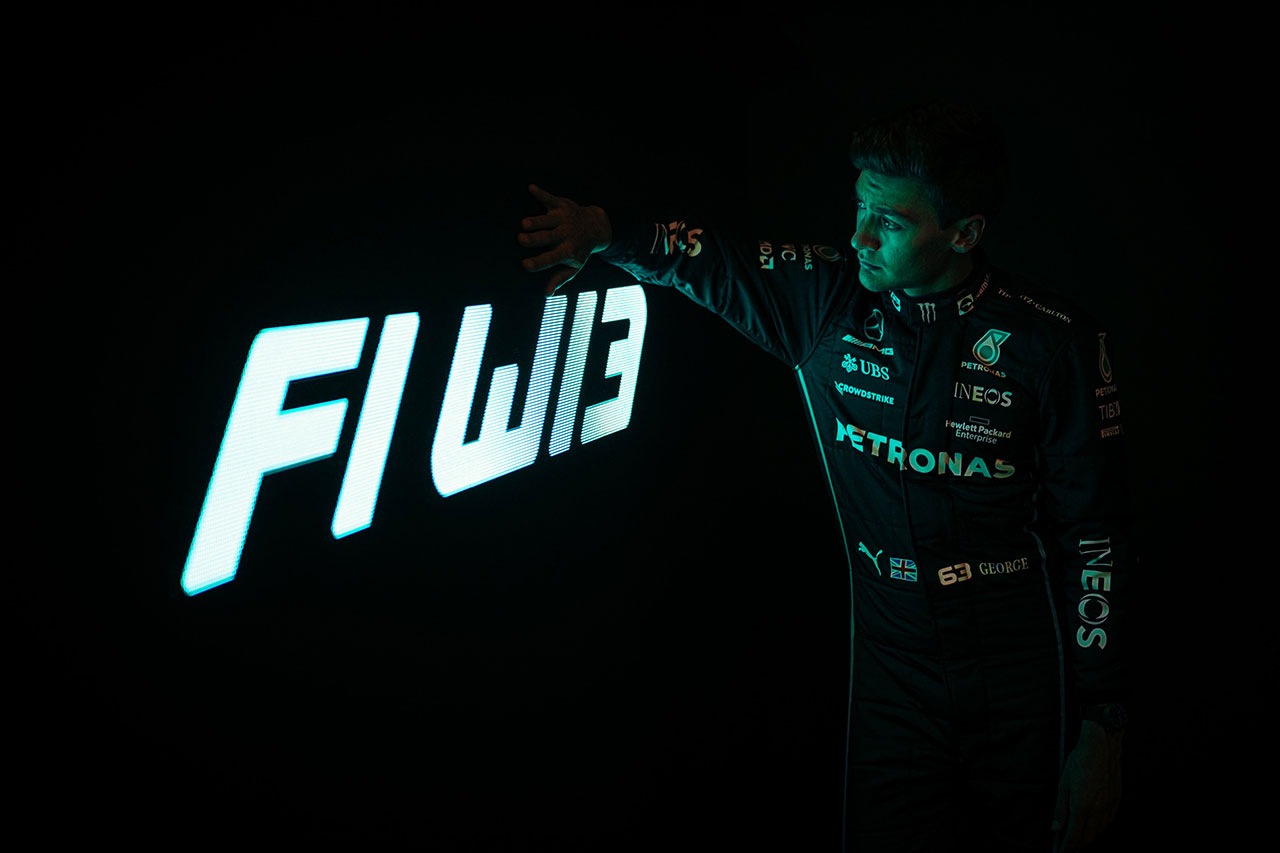 メルセデスF1、2022年F1マシン『W13』の発表会をYoutubeで配信