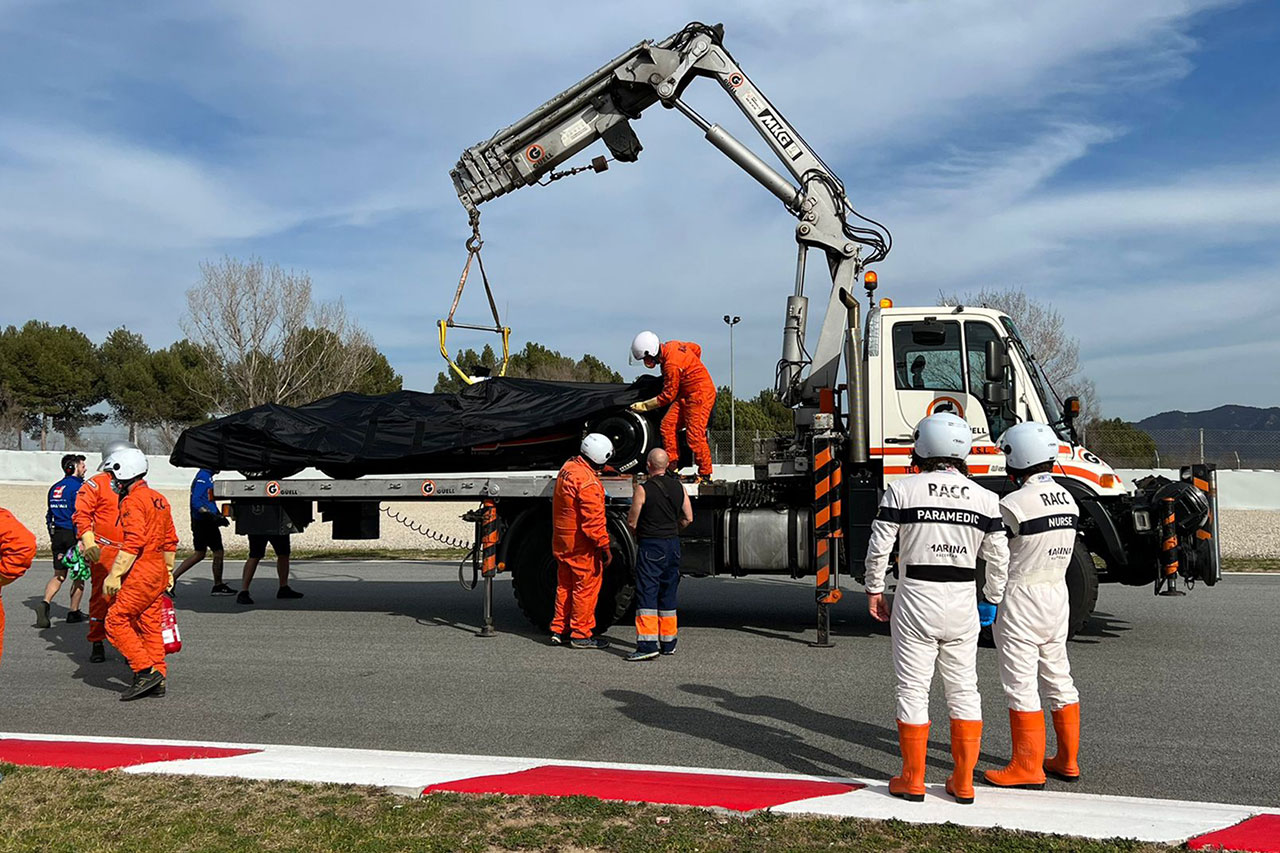 【F1動画】 F1バルセロナテスト 2日目 ハイライト…2度の赤旗中断