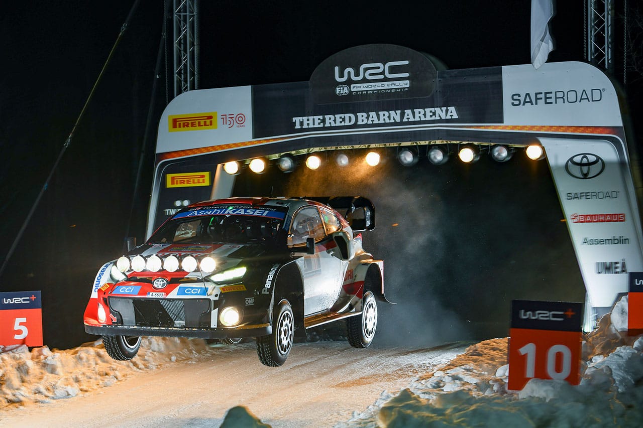 WRC:トヨタ 2022年 第2戦 ラリー・スウェーデン 1日目レポート