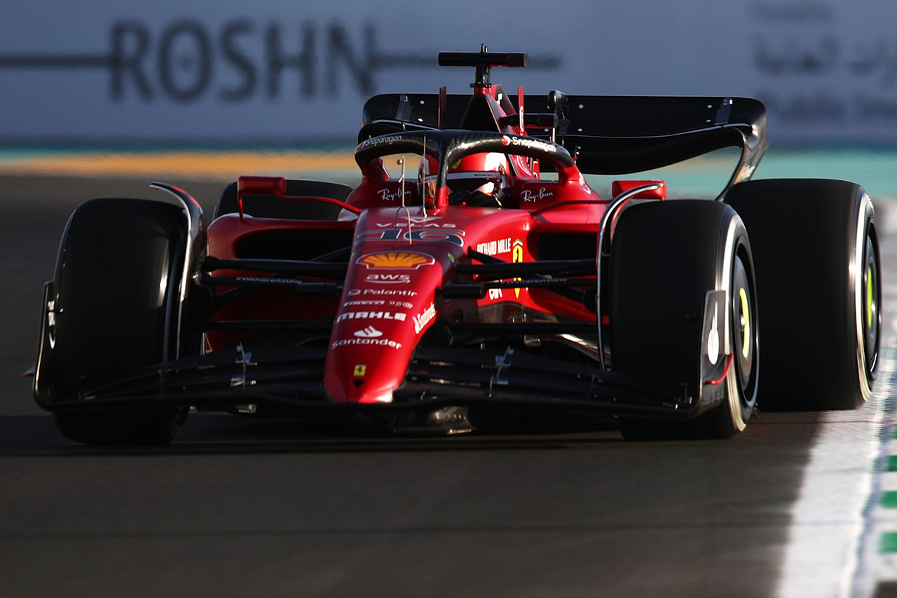 F1サウジアラビアGP フリー走行1回目：フェラーリのルクレールが首位発進