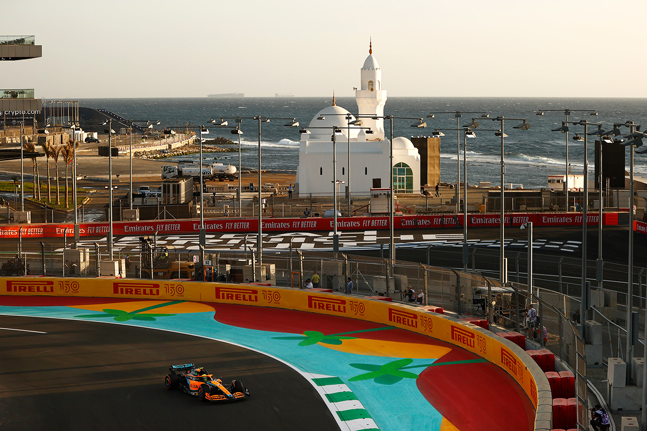 2022年 F1サウジアラビアGP フリー走行3回目:タイム結果