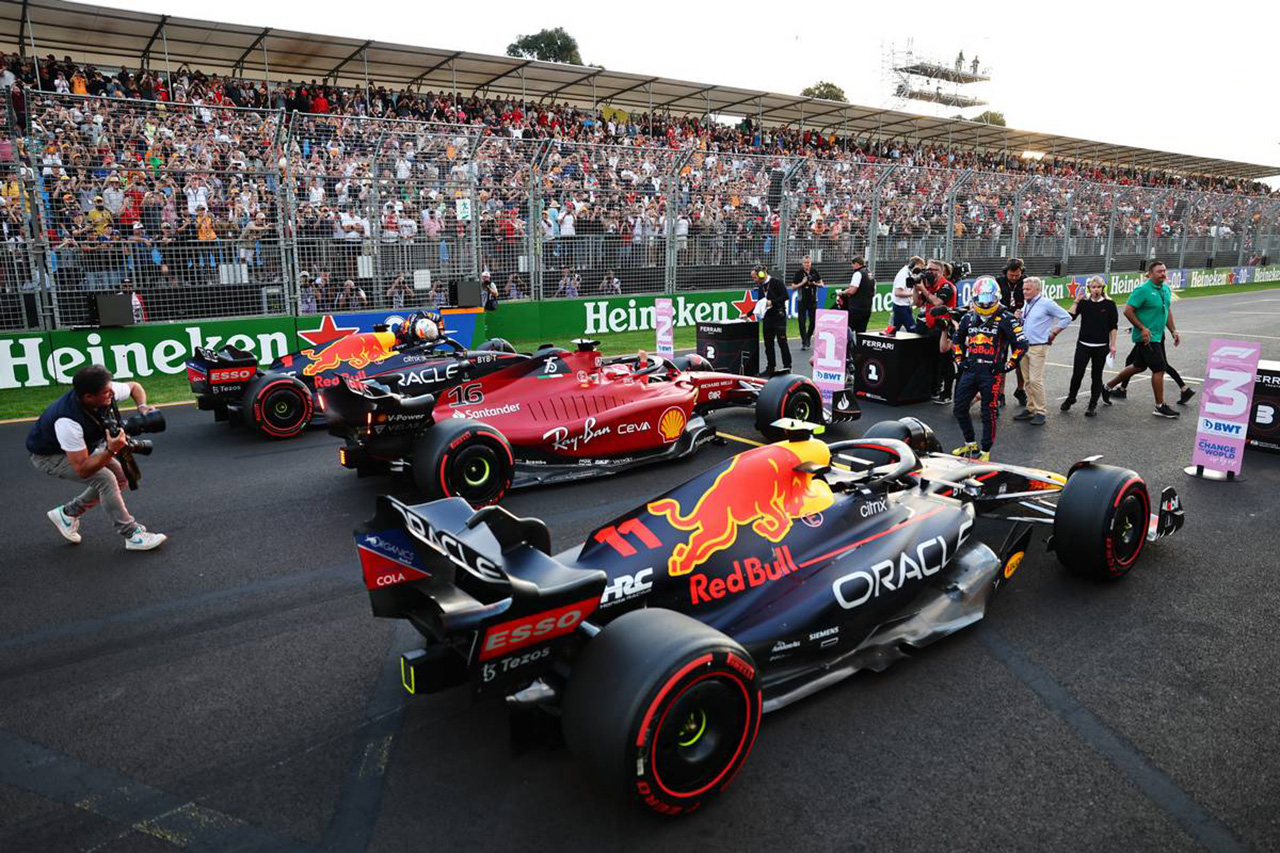 2022年 F1オーストラリアGP 決勝：スターティンググリッド