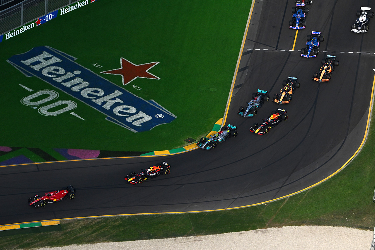 2022年 F1オーストラリアGP 決勝:順位結果