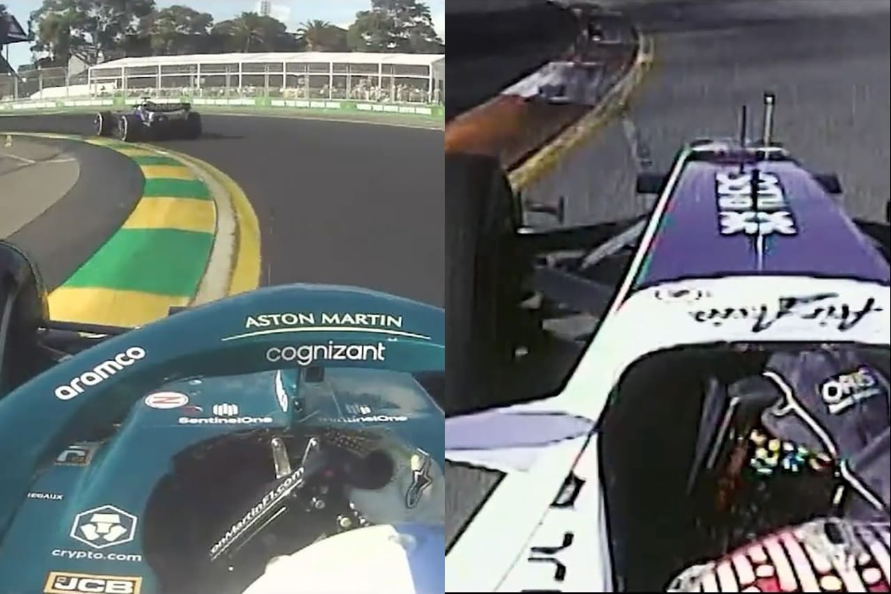 F1動画：セバスチャン・ベッテルと中嶋一貴のクラッシュが完全一致