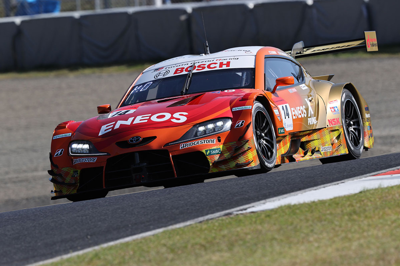 スーパーGT:ENEOS X PRIME GR Supraがポールポジション!