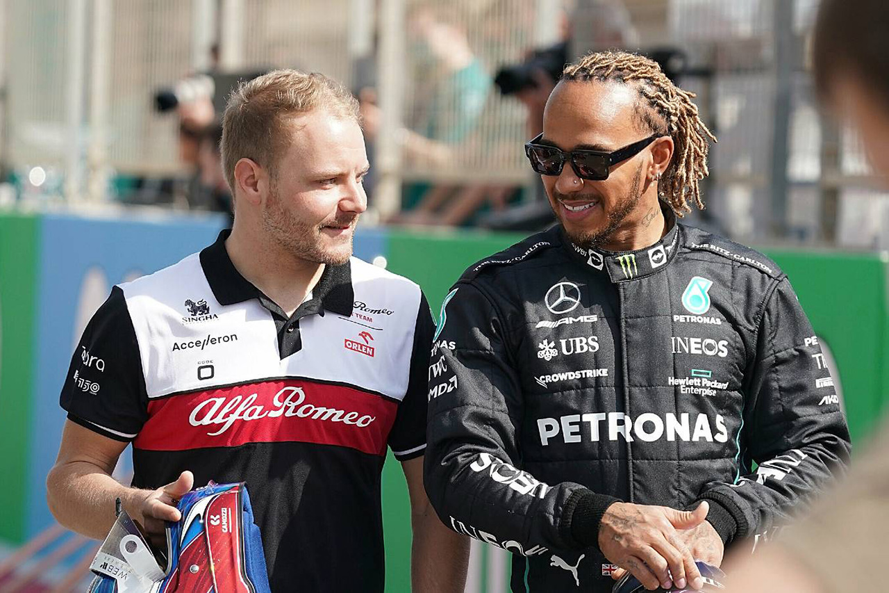 F1：バルテリ・ボッタス 「ルイス・ハミルトンとの友情は変わらない」