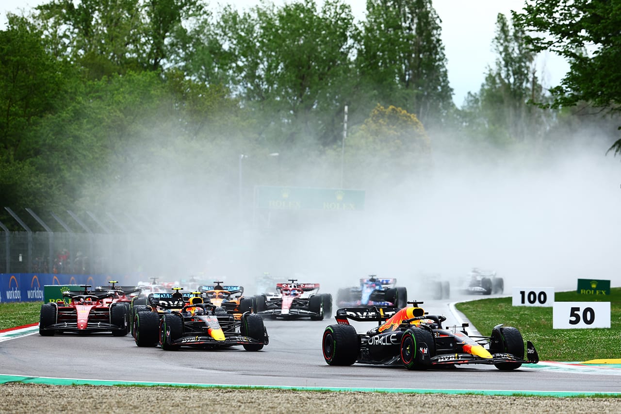 F1エミリア・ロマーニャGP 決勝 速報:マックス・フェルスタッペンが優勝