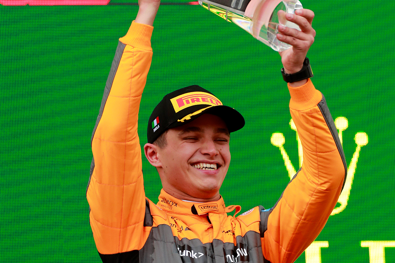 ランド・ノリス、3位表彰台は「車ではなくチームワークがもたらした結果」