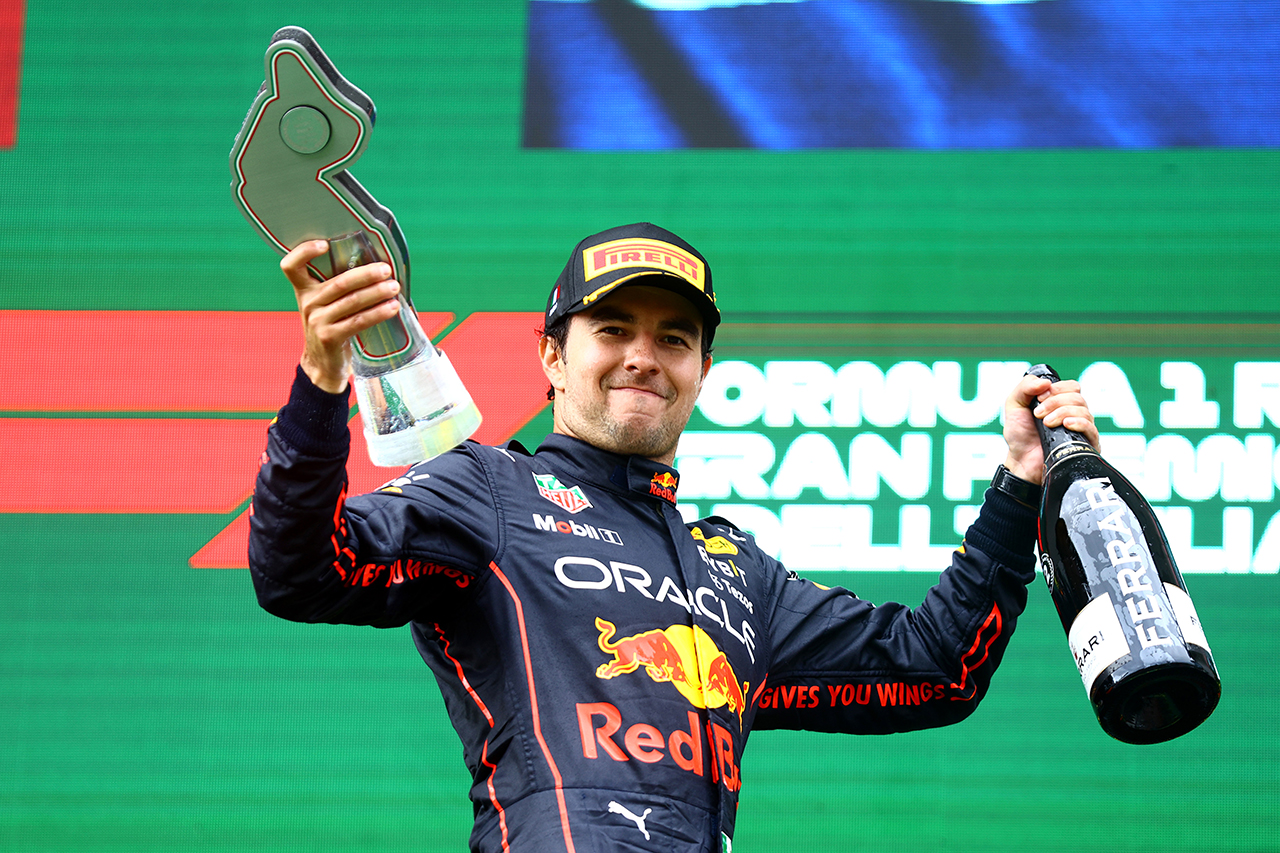 セルジオ・ペレス、2位表彰台「1-2はチームにとって素晴らしい結果」
