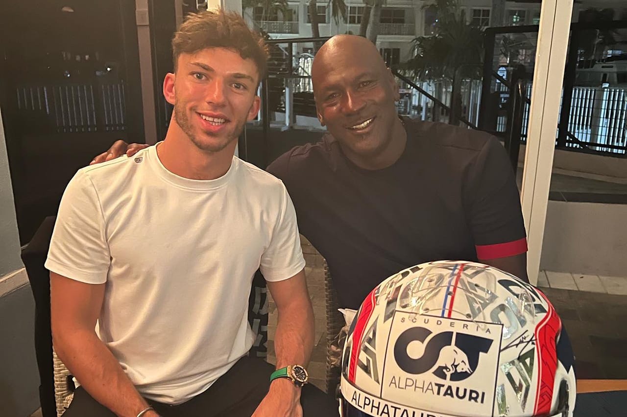 F1：ピエール・ガスリー、NBAのマイケル・ジョーダンとディナー