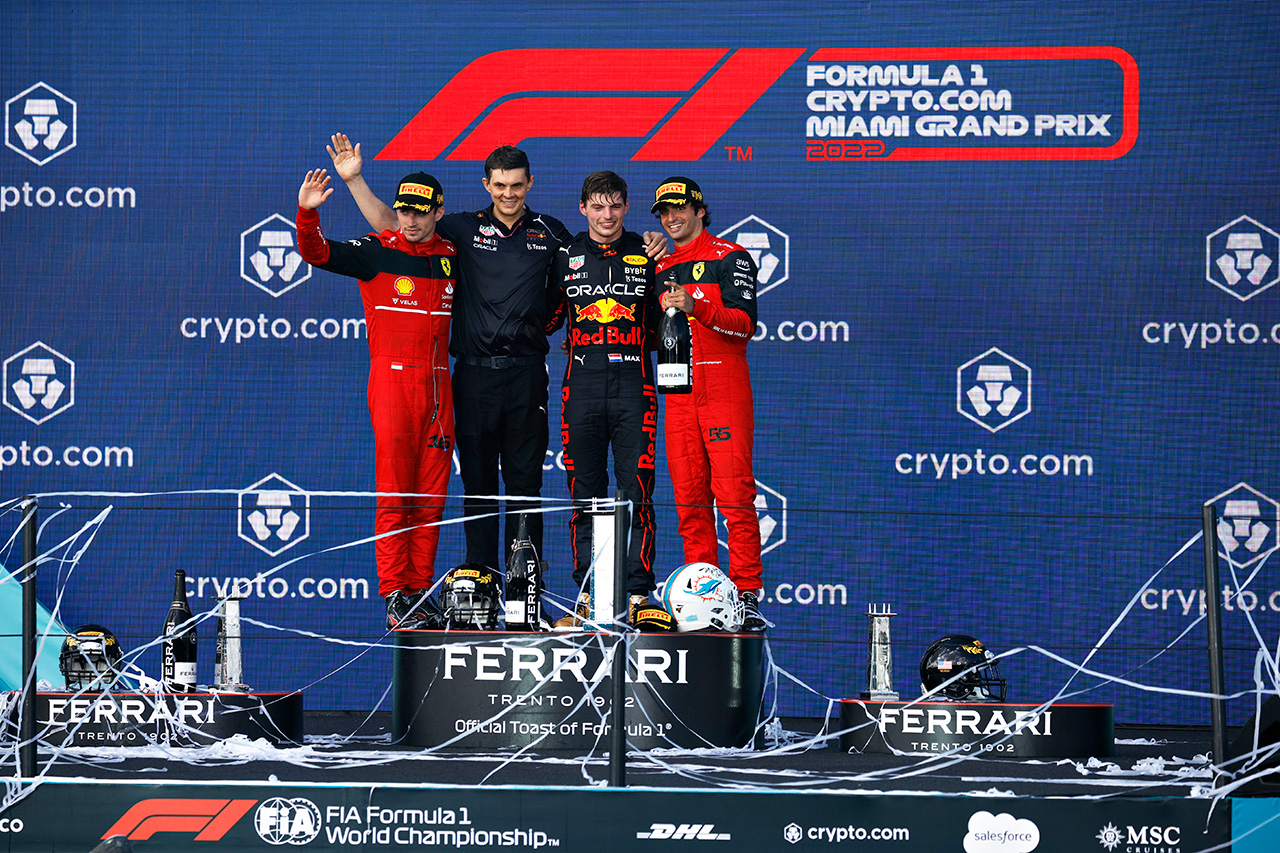 2022年 F1ポイントランキング （第5戦マイアミGP終了時点）