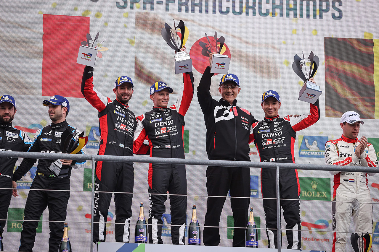WEC 第2戦 スパ・フランコルシャン6時間：トヨタ 7号車が今季初勝利