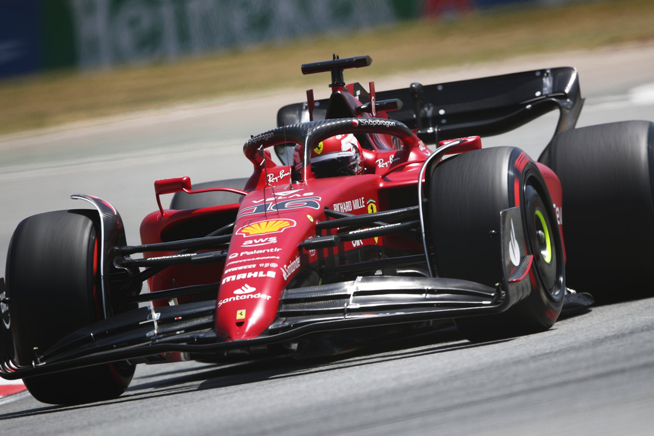 F1スペインGP フリー走行3回目:フェラーリF1のルクレールが首位
