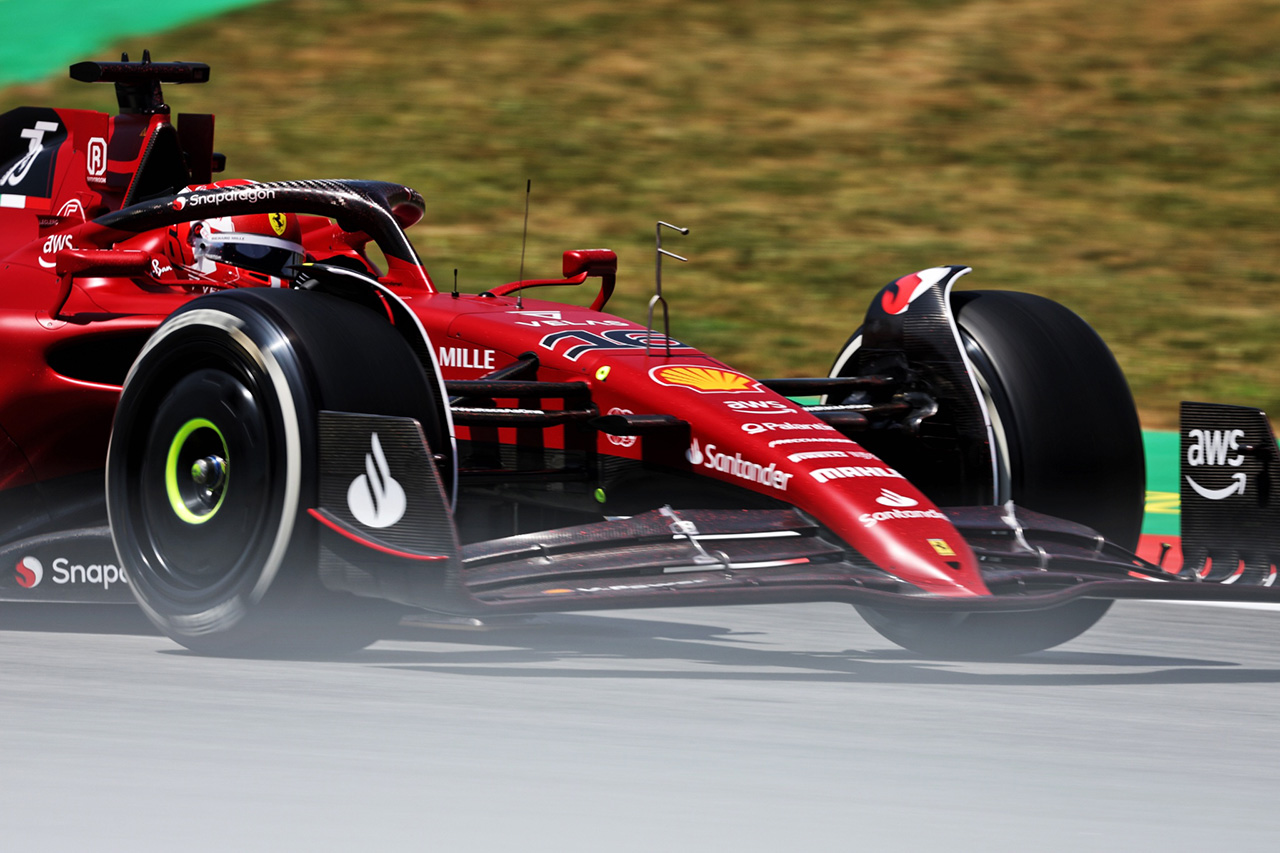 F1スペインGP フリー走行2回目：フェラーリF1のルクレールが首位
