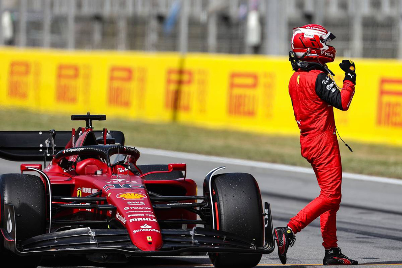 F1スペインGP 予選:フェラーリF1のシャルル・ルクレールがポール獲得