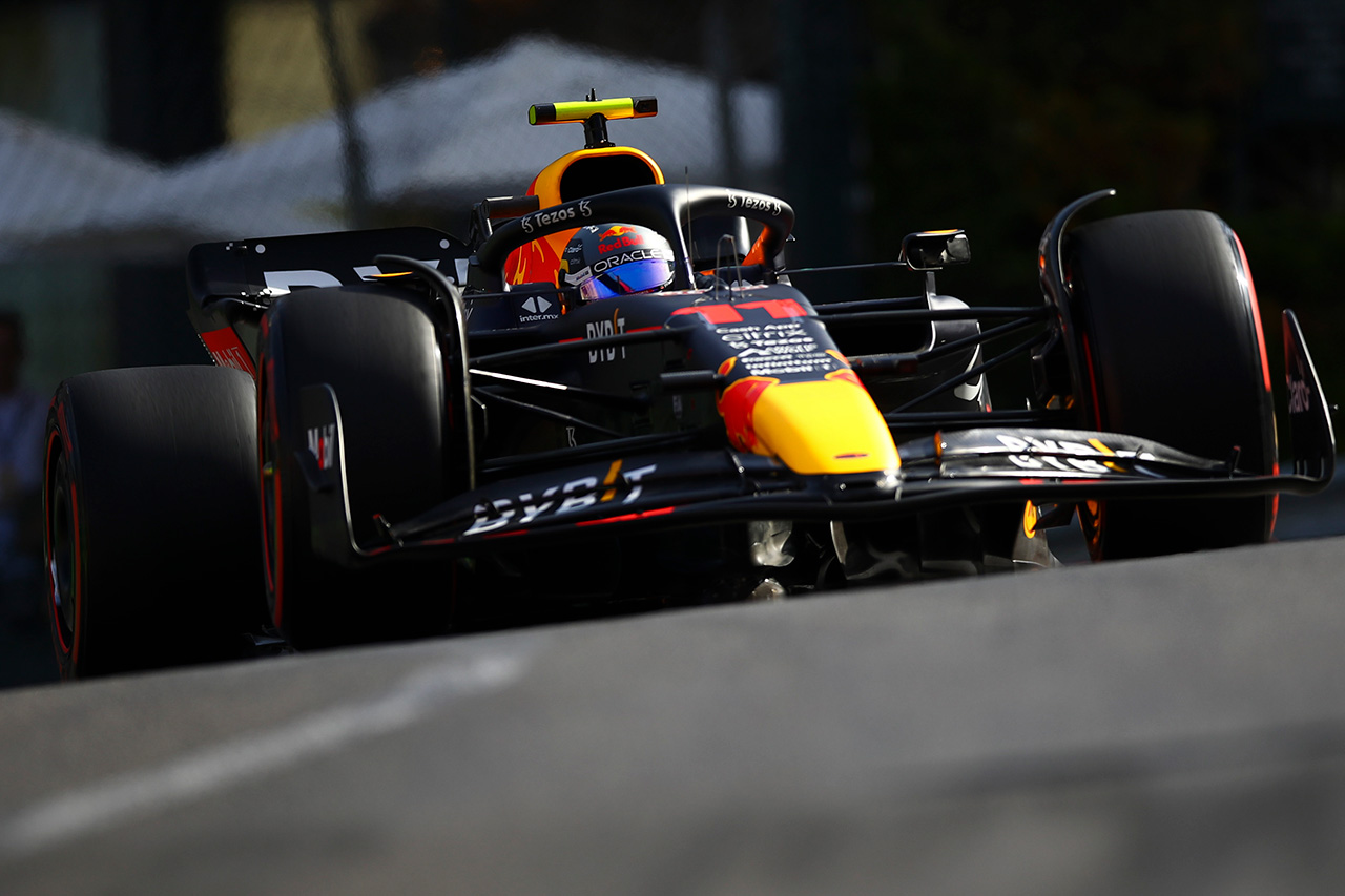 F1モナコGP フリー走行3回目:レッドブルF1のペレスが最速タイム