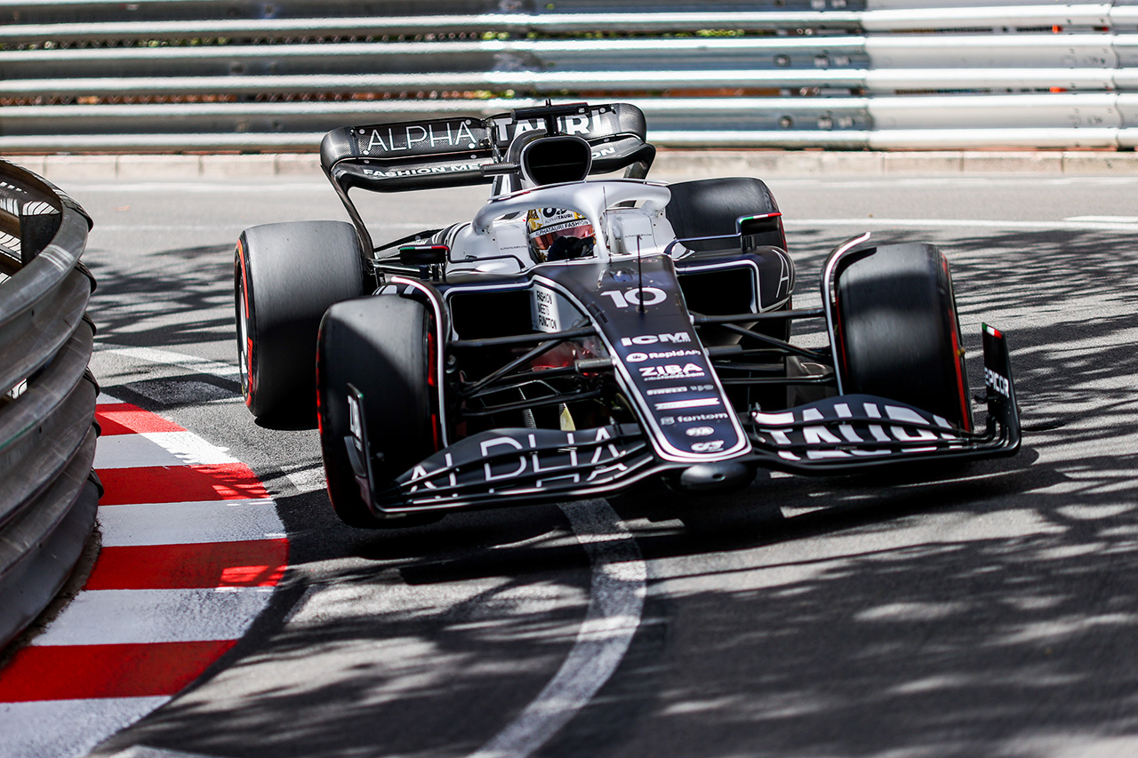 F1モナコGP 予選Q1:ピエール・ガスリーが不運なQ1敗退