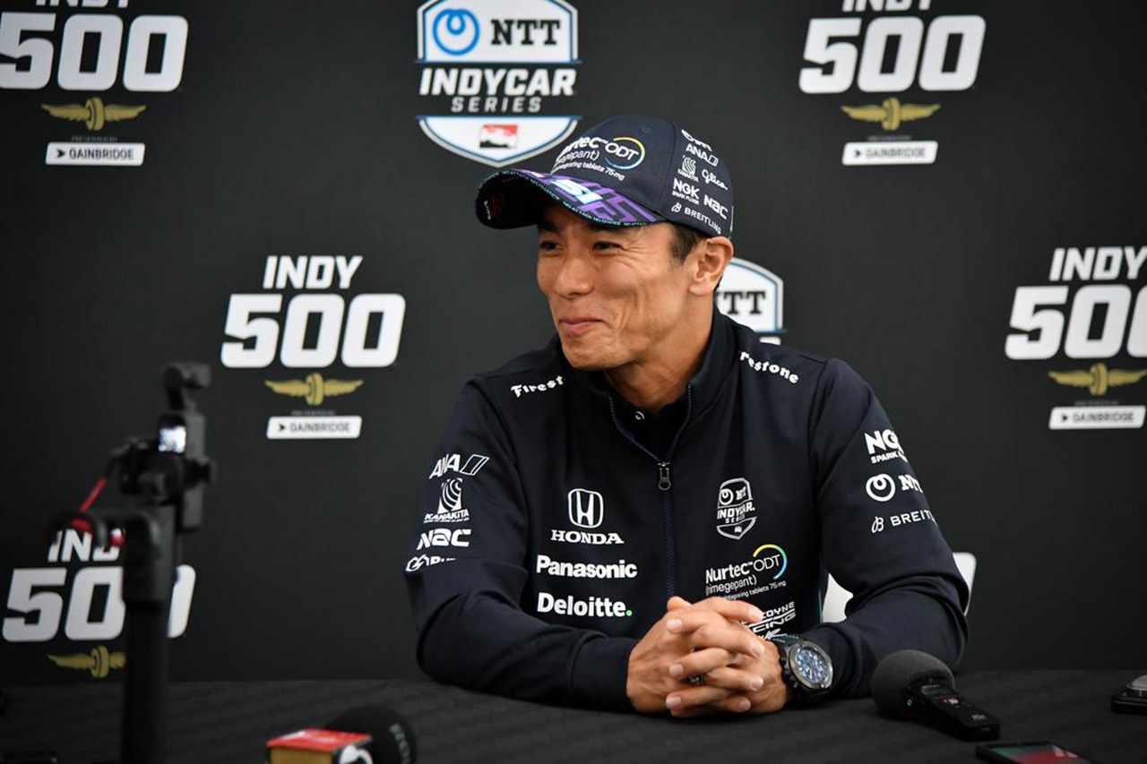 佐藤琢磨、インディ500最終プラクティスで3番手と好調を維持