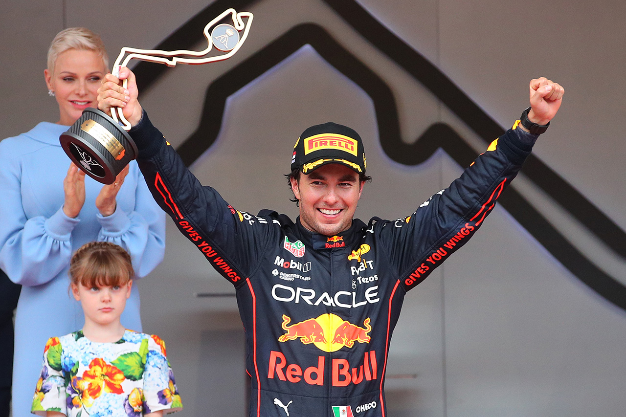 F1モナコGP 決勝：ペレスがモナコ初制覇でレッドブルF1がＷ表彰台