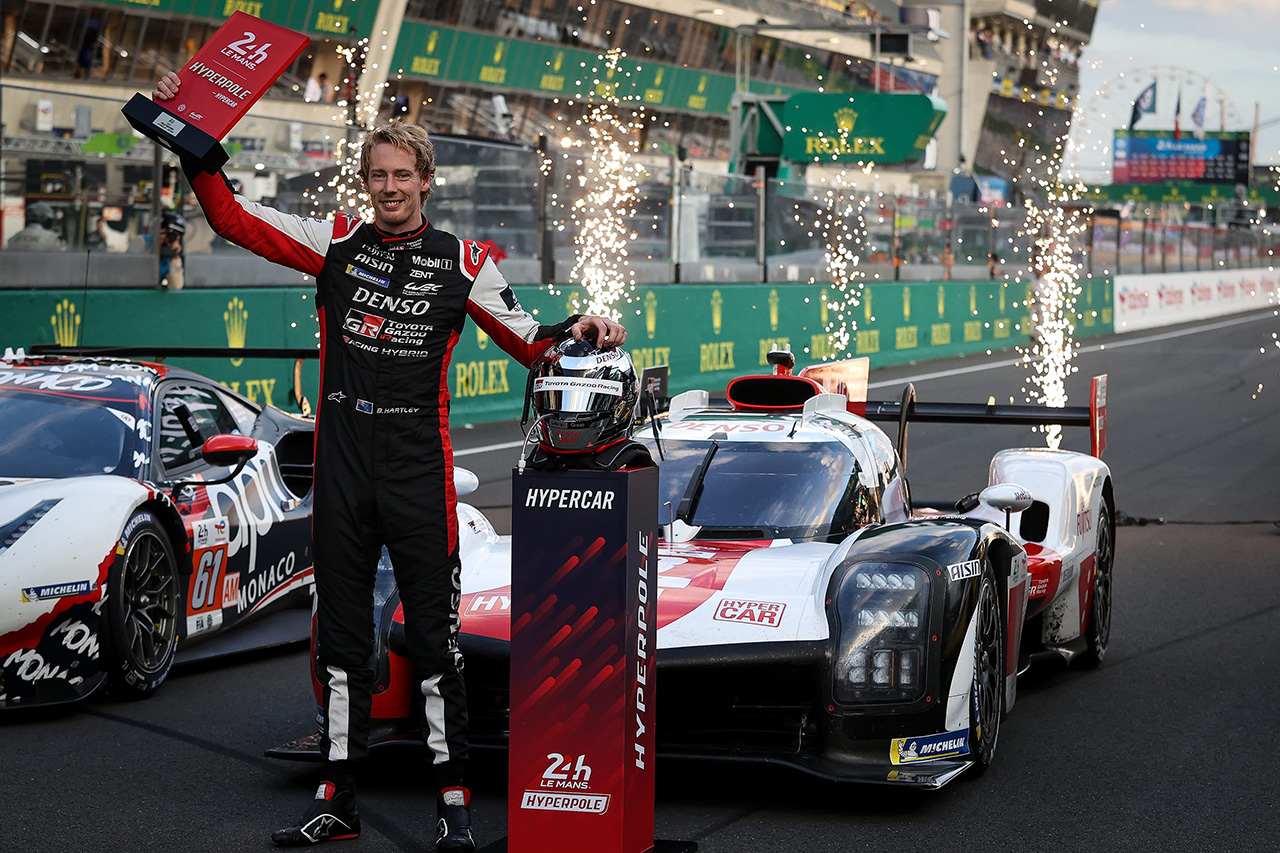 トヨタ、ル・マン24時間レースで8号車がポール獲得＆フロントロー独占
