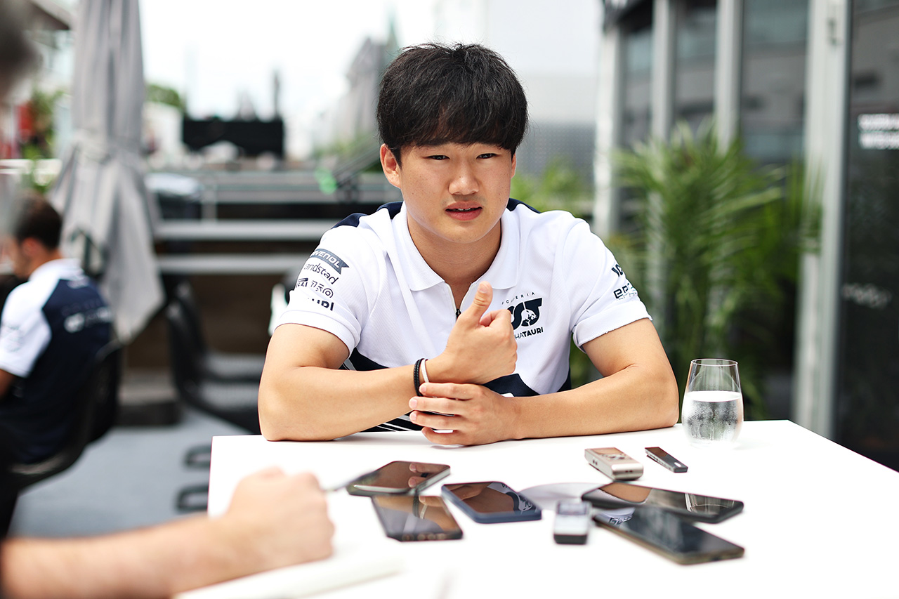 角田裕毅、モントリオールは初挑戦も「F1ゲームでは良くプレイしている」