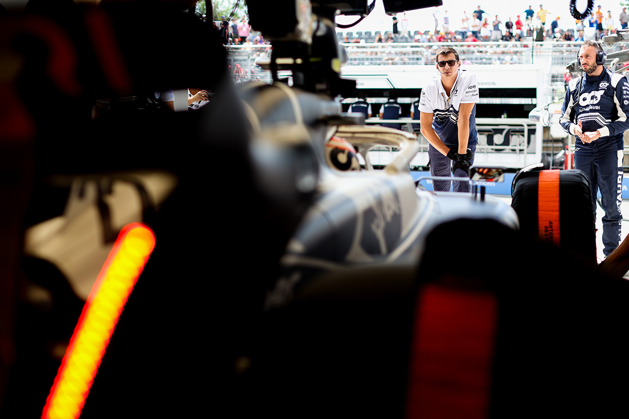 アルファタウリF1 「PUペナルティの角田裕毅の焦点はロングラン」