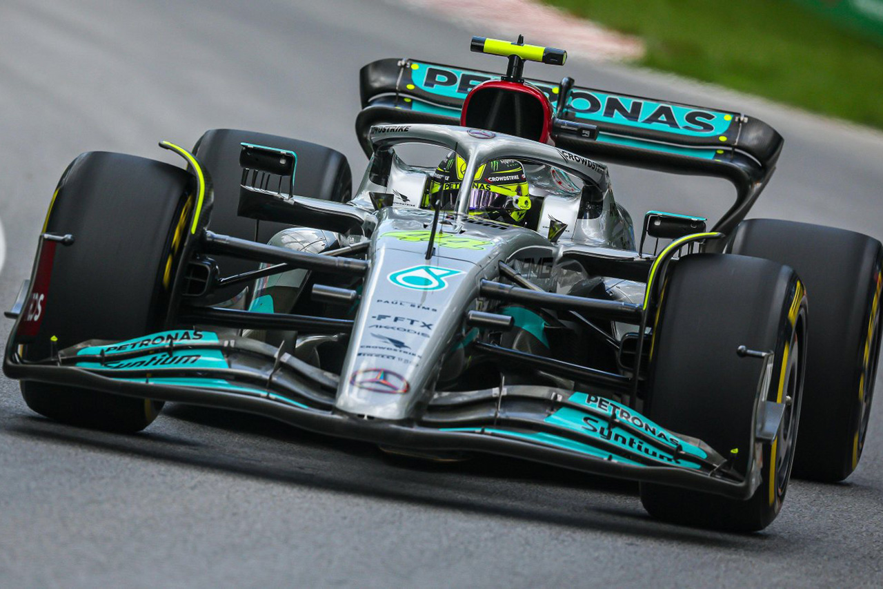 ルイス・ハミルトン 「W13はこれ以上車高を上げることはできない」