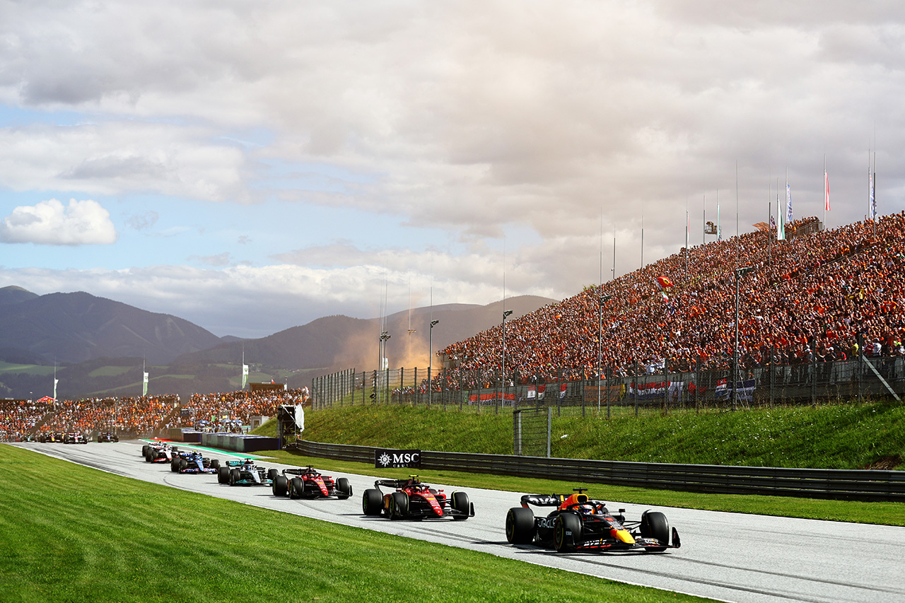 2022年 F1オーストリアGP スプリント 速報:フェルスタッペンが優勝