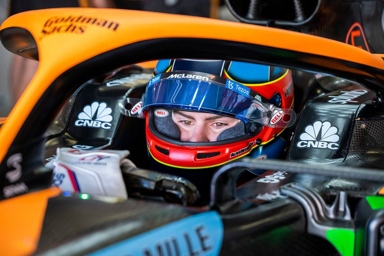 コルトン・ハータ、マクラーレンとのF1テストで手応え「僕には速さがある」