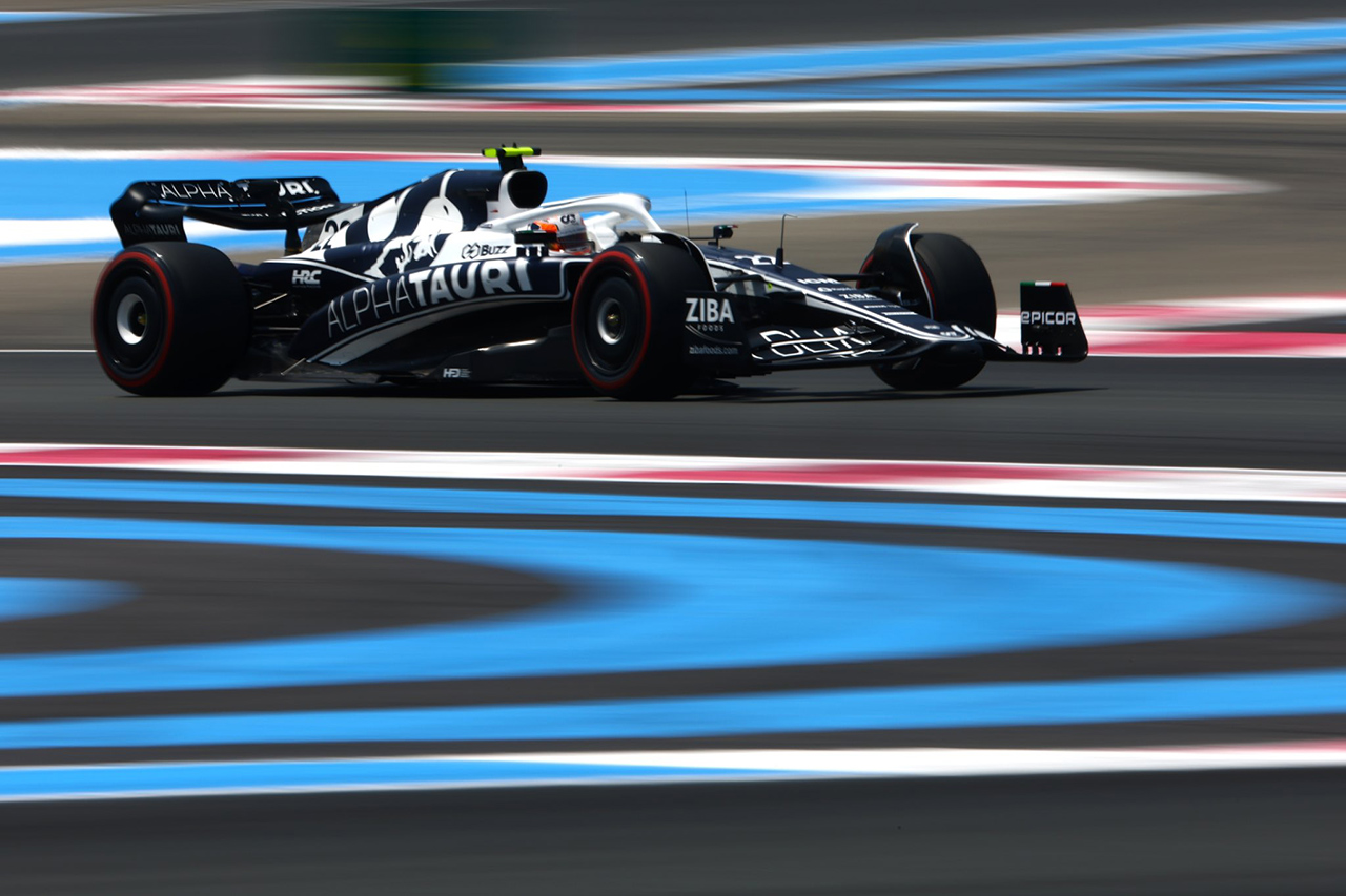 F1フランスGP 予選Q2：アルファタウリF1の角田裕毅が10番手で突破