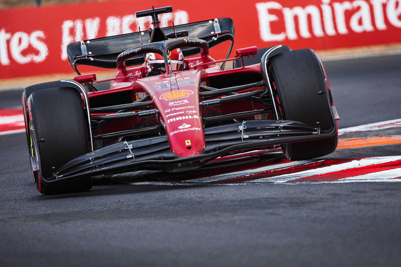 F1ハンガリーGP FP2:フェラーリF1のシャルル・ルクレールが初日最速