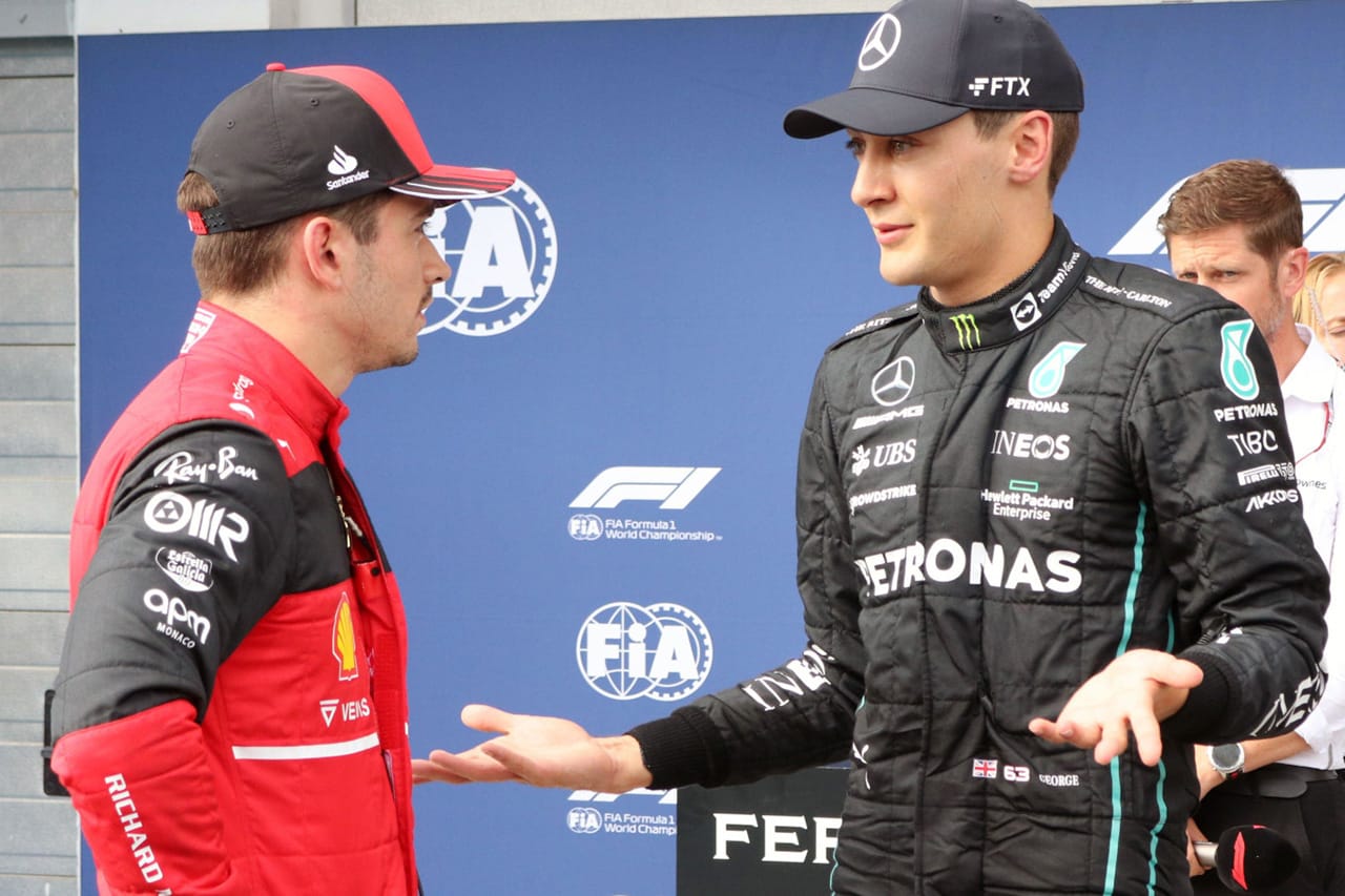 ジョージ・ラッセル、ルクレールに同情「彼は素晴らしい仕事をしている」