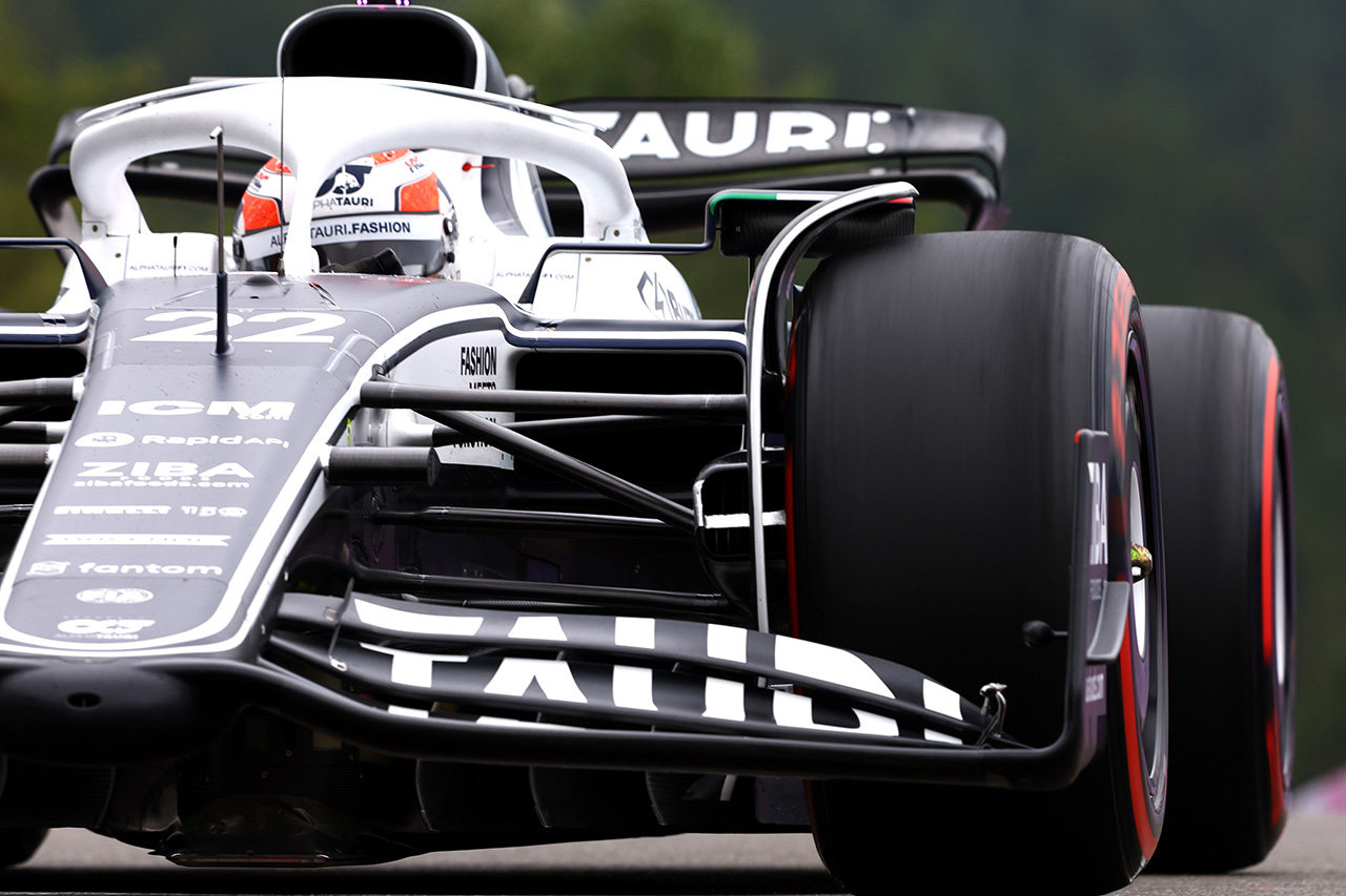 アルファタウリF1 「角田裕毅は新型リアウイングと空力テストに専念」