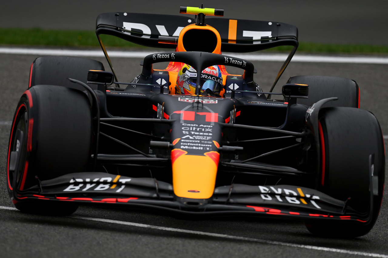 F1ベルギーGP FP3：セルジオ・ペレス首位でレッドブルF1がワンツー