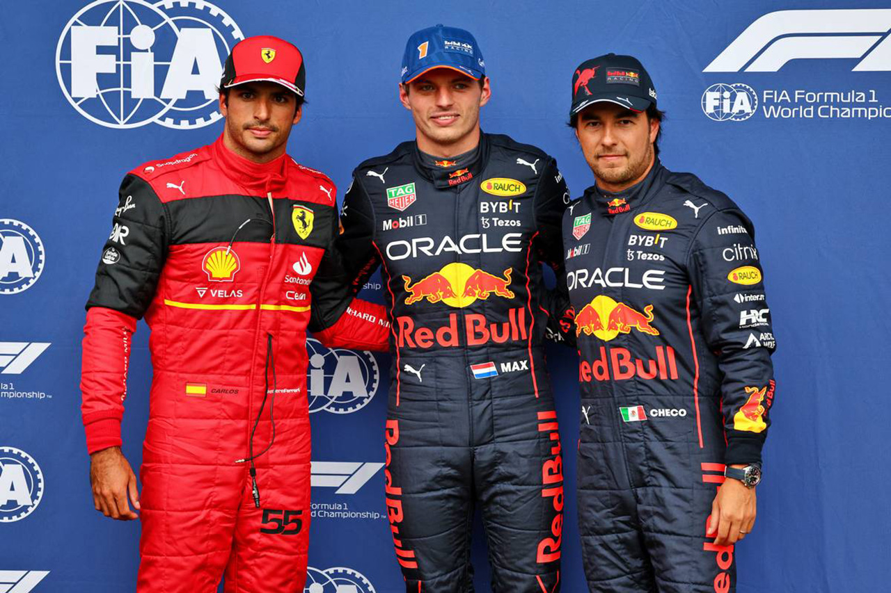 F1ベルギーGP:予選最速はフェルスタッペンもポールスタートはサインツ