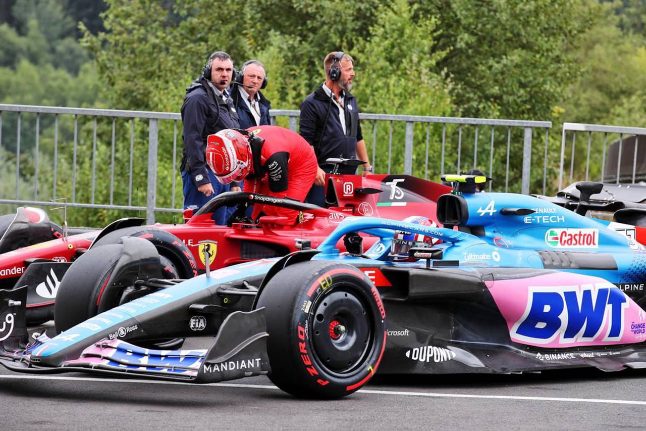 2022年 F1ベルギーGP 決勝:スターティンググリッド