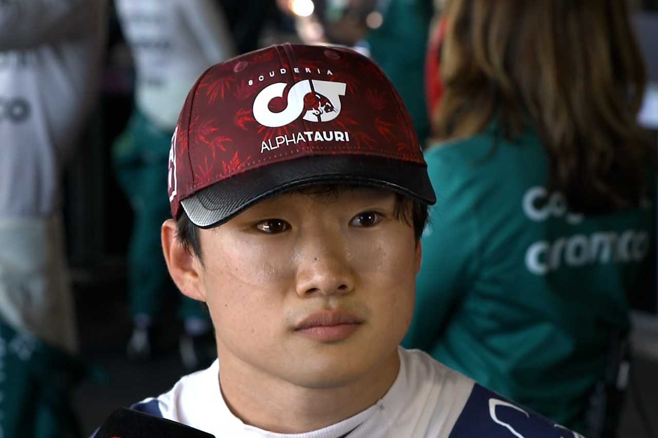 角田裕毅 13位 「自分の走りや車のフィーリングにはかなり満足」