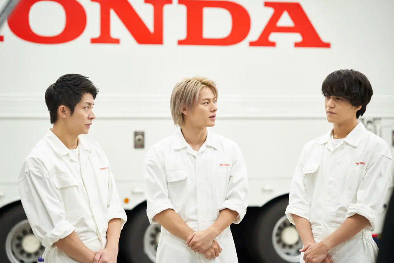 ホンダF1エンジンにキンプリの3人が大興奮！ホンダ・レーシングに潜入