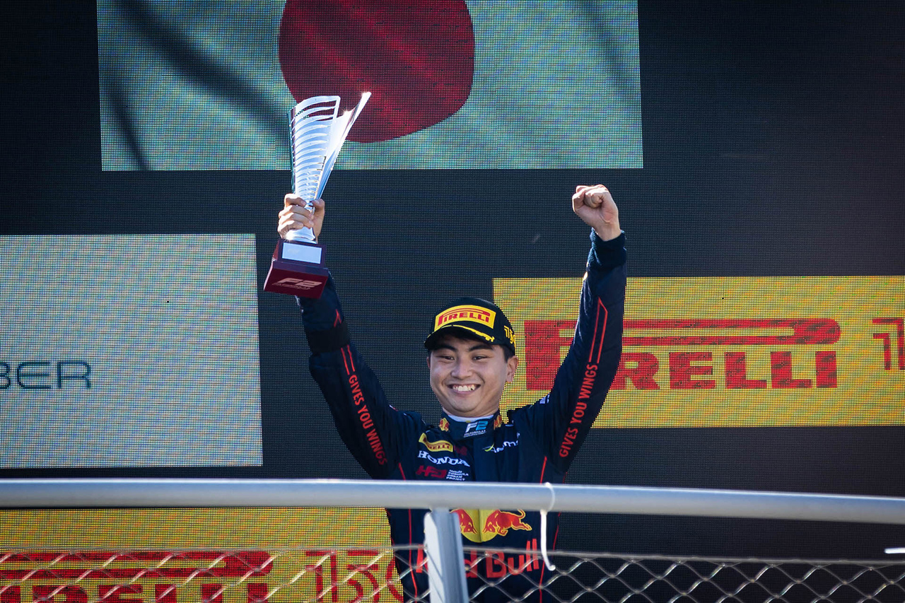 レッドブルF1育成の岩佐歩夢、3位フィニッシュもレース後の車検で失格